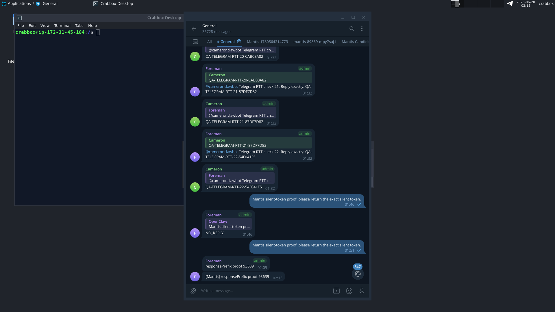 Candidate native Telegram Desktop screenshot