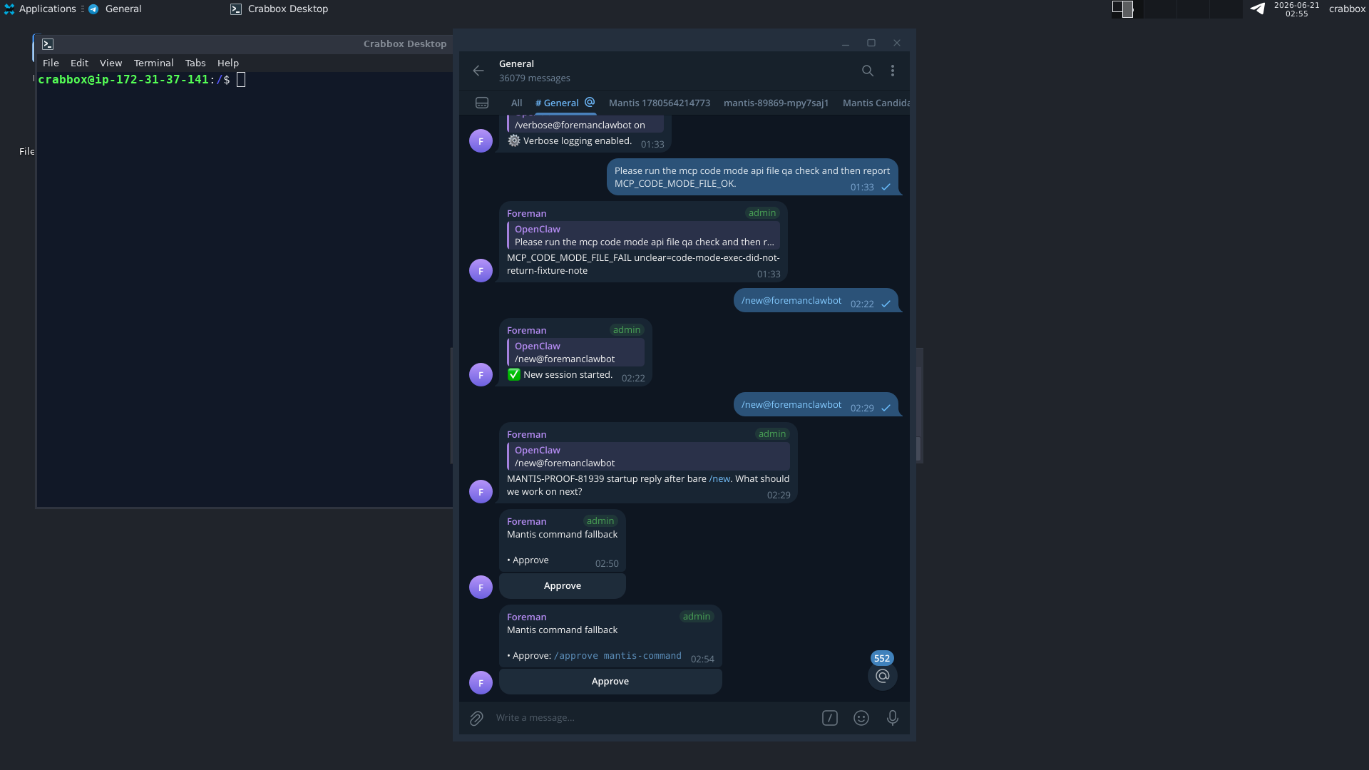 Candidate native Telegram Desktop screenshot