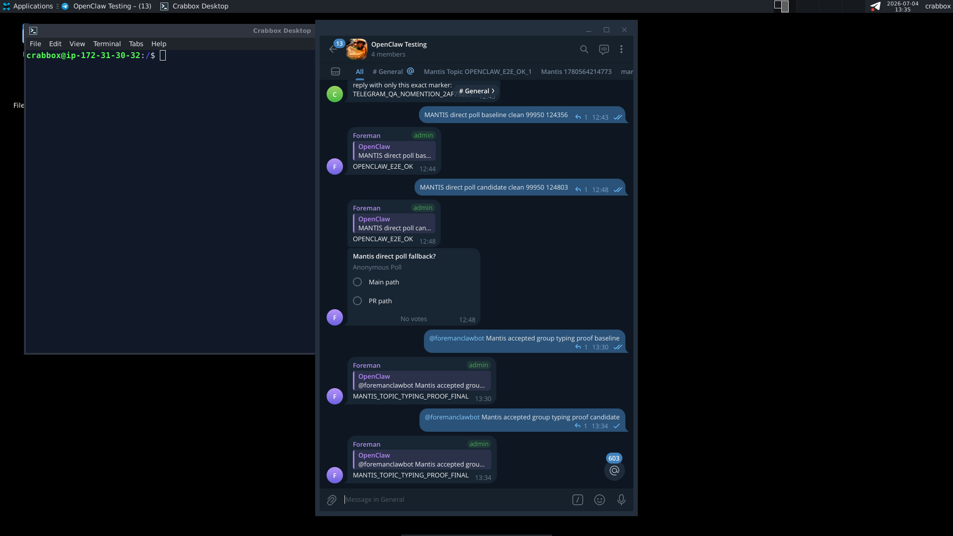 Candidate native Telegram Desktop screenshot